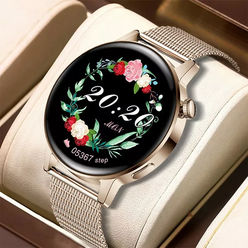 

2022New Bluetooth Call Smart Watch Women Bluetooth Music Fitness Tracker 1.36"HD390*390 Pixel Sport Waterproof Smartwatch L