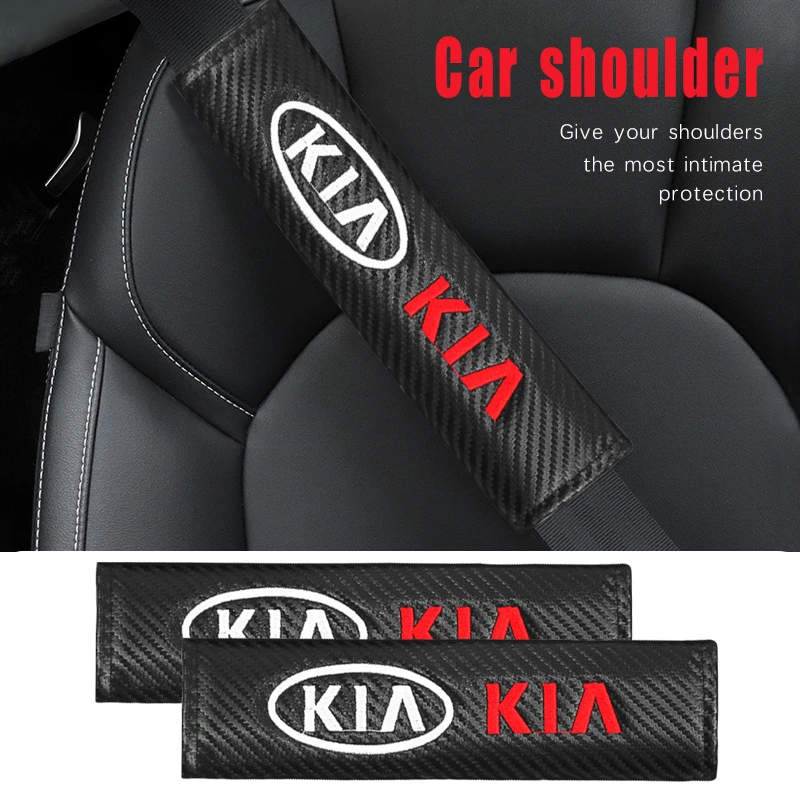 

Car Seat Belt Protective Cover Auto Shoulder Pads Accessories For Kia Sportage 4 K7 Cerato Sorento K5 Optima Ceed Rio 3 Picanto