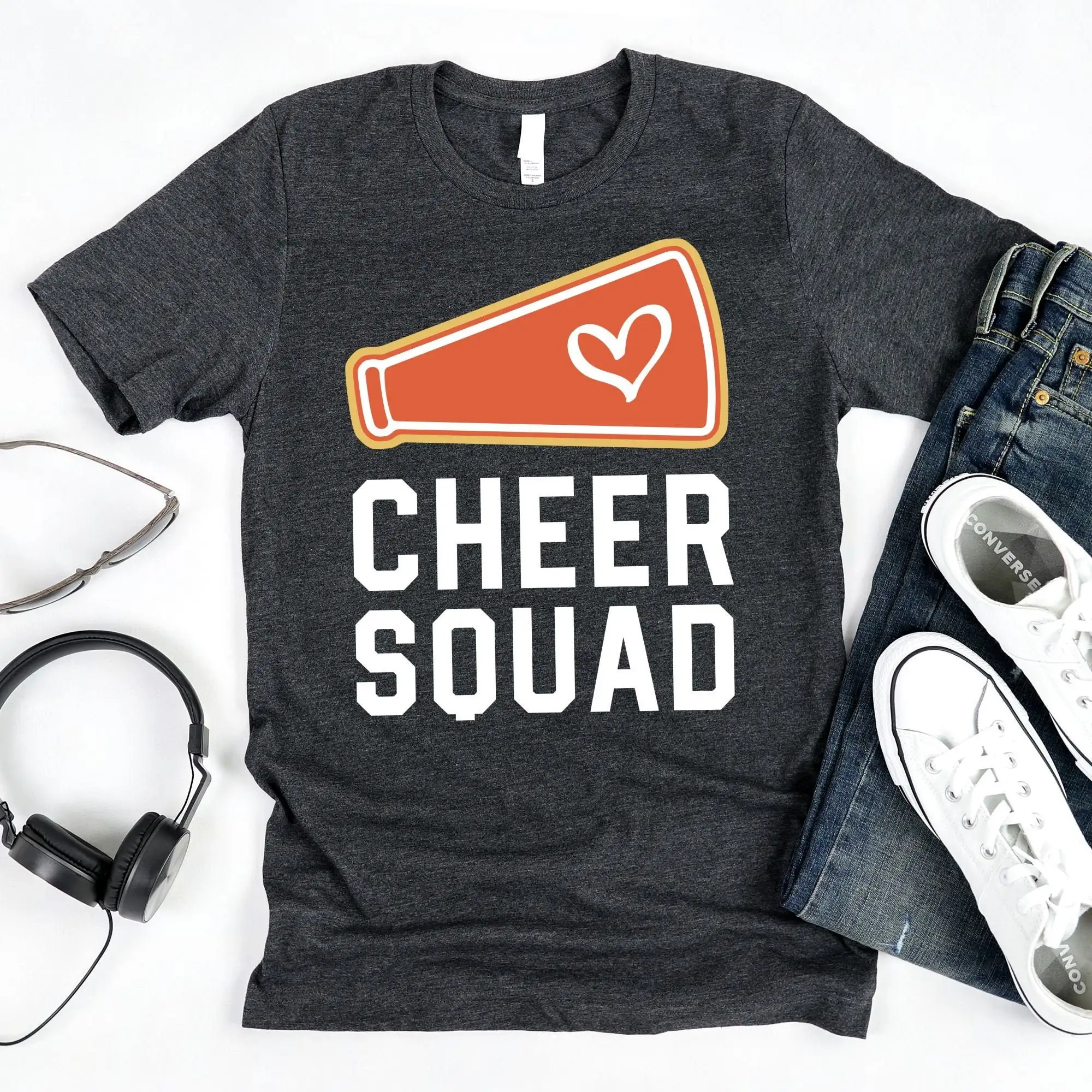 Футболка Cheer Squad Cheerleader Mom Team Drill Mama