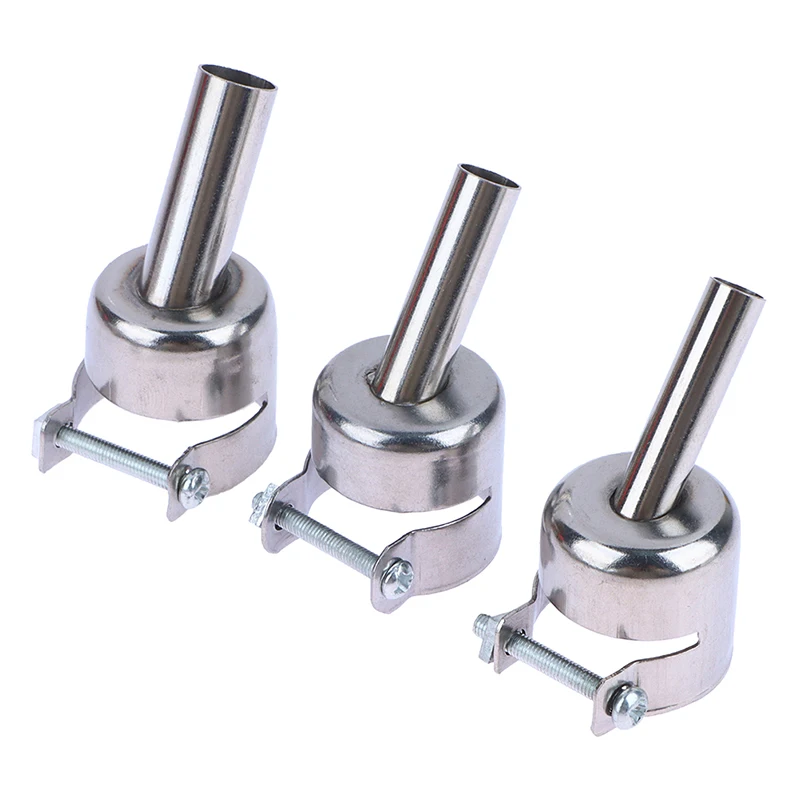 

852 Angle Rework Heat New Nozzle Sleeve 850 Curved Nozzle Hot 858 Nozzle Welding Air Station For Welding 3/4/5/7/8/10mm Gun