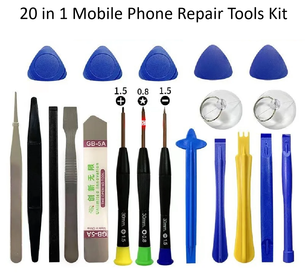 21 in 1 Mobile Phone Repair Tools Kit Spudger Pry Opening Tool Screwdriver Hand Tools enlarge