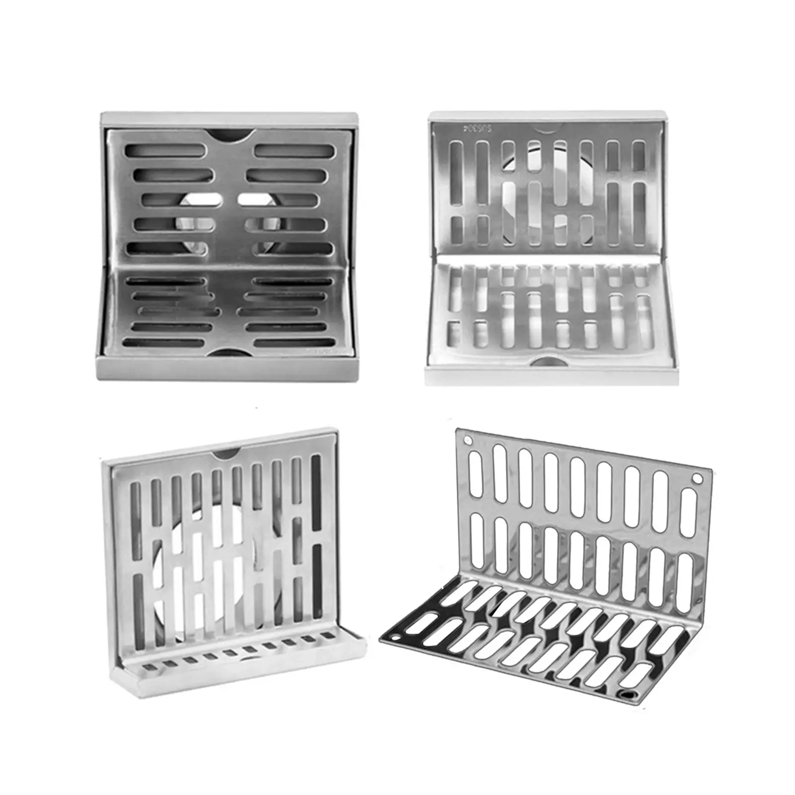 Уплотнительная сливная сетка L-образной формы вставная фильтрующая для душа