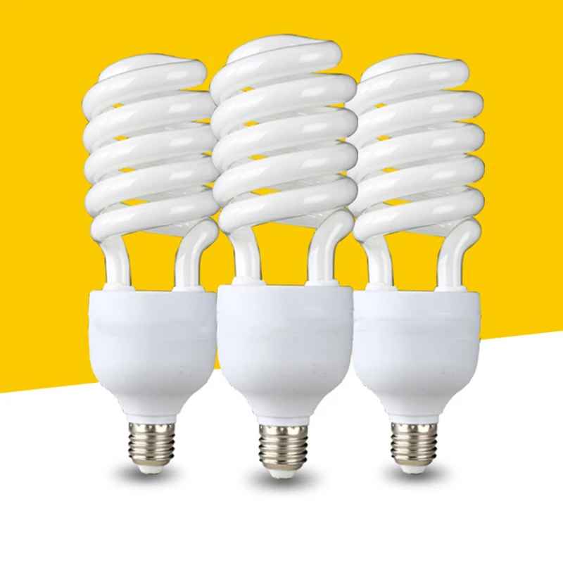 Spiral Fluorescent Light Bulb 5W/40W 2700K Daylight E27 Sock