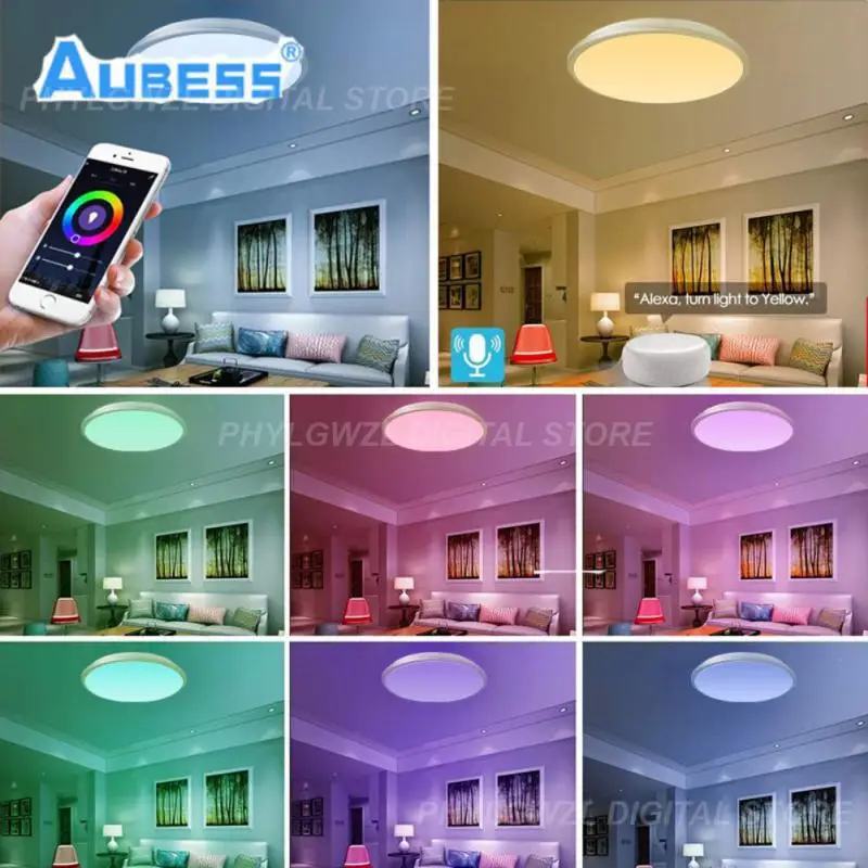 

Светильник светодиодный круглый, 100-250 В переменного тока, 24 Вт