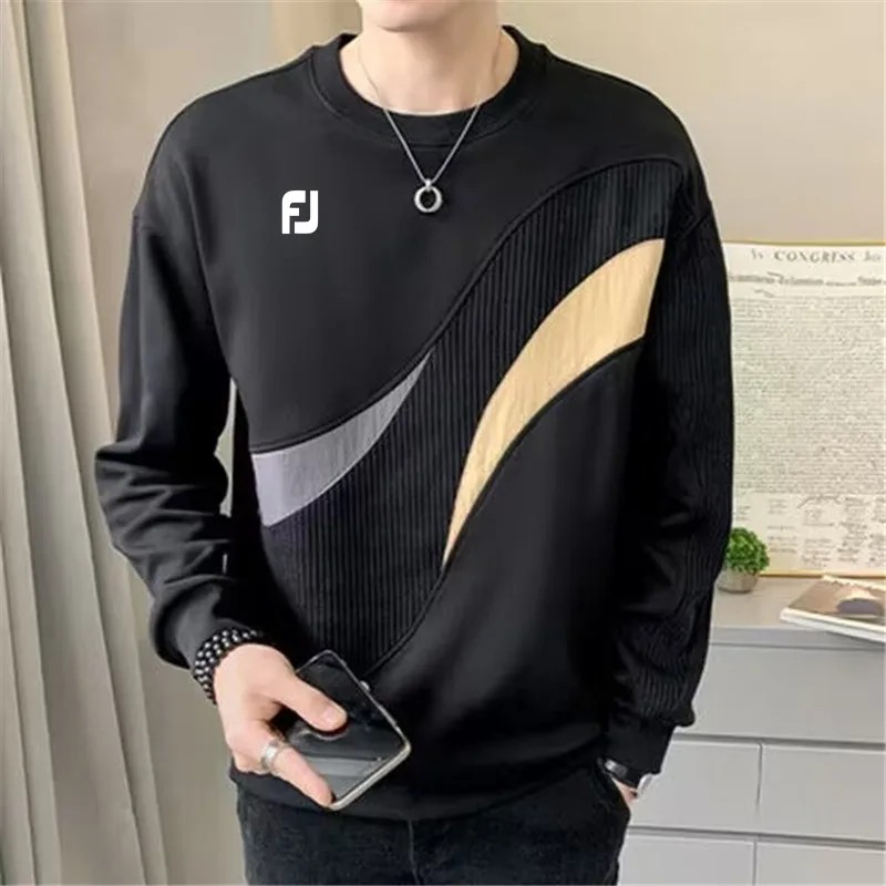 Autumn Men's Golf Clothing Long Sleeve Top Golf Wear Men Golf Wear Windbreaker Hoodie T-shirts Golf Clothes Men Windbreak malbon
