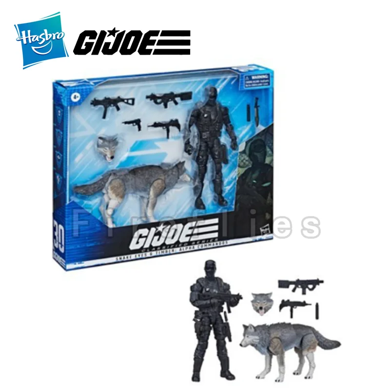 

1/12 6inch Hasbro G.I.JOE Action Figure Classified Series Snake Eyes & Timber Alpha Anime Movie Model For Gift Free Shipping
