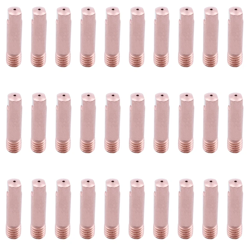 

60 шт. контактные наконечники CO2 Mig 0,8x25 мм для MB15 15AK Mig Сварочные аксессуары