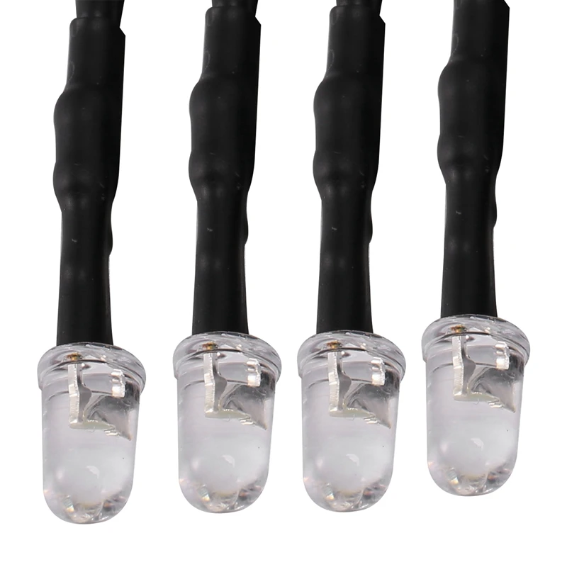 5 шт. 4 светодиодных фонаря мм белого света для 1/8 1/10 осевого SCX10 Traxxas TRX4 D90 HSP HPI Tamiya