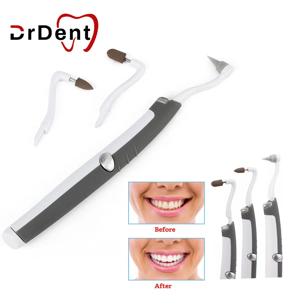 

Electric Ultrasonic Dental Scaler Universal Tooth Cleaner High Frequency Tooth Stain Remover Dental Teeth Whitening 3 in 1 Set