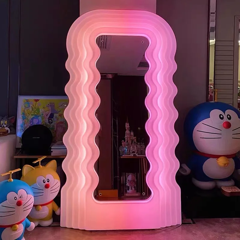 

Light Makeup Mirror Decoration Frame Mirror Full Body Hallway Door Dressing Mirror Panels Decor Espejo Joyero Bathroom Decor