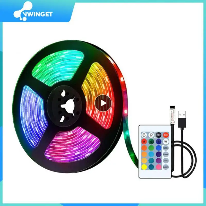 

Лента светодиодная Rgb с дистанционным управлением, 5 В, 15 м, 1-10 шт.