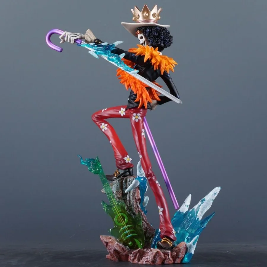 Фигурка Брук из One Piece, 33 см12,99 дюйма, аниме, ПВХ, статуэтка Брукку, настольный декор, коллекционная модель, игрушка для подарков (art.: 3920d4c8013cb) - 3920d4c8013cb