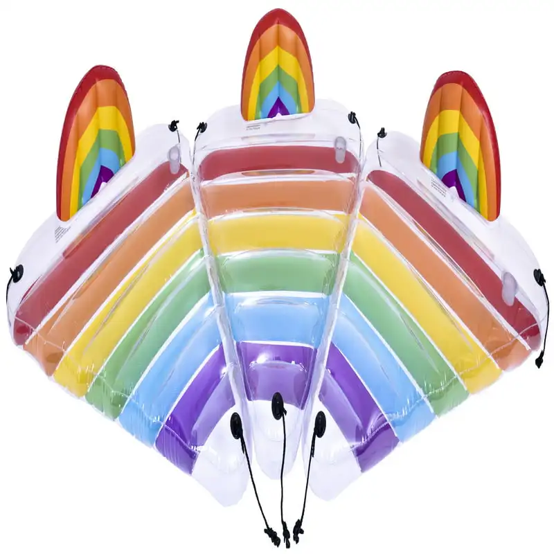 

Unisex 3-Piece Rainbow Multi-Color Lake Float for Ages 14 years +