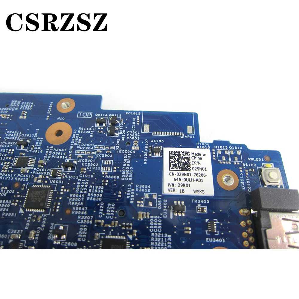 Материнская плата для Dell Latitude 11 3160 с ноутбуком n3060 материнская CN-029N01 029N01 29N01 13329-1 100%