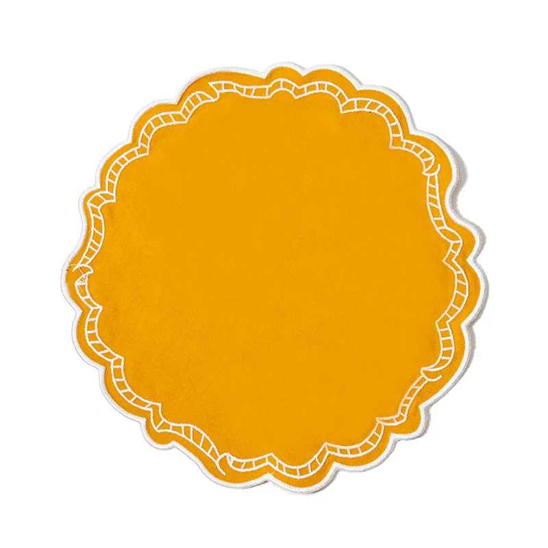 1 шт. 40x40 см салфетки коврики для стола для кухонных столов тканые нескользящие хлопковые и льняные коврики для столовых приборов многоразовые украшения свадебного стола