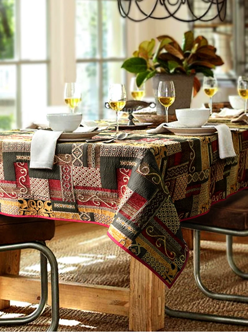 

Роскошный скандинавский стиль, высококачественный прямоугольный журнальный столик, тумба для телевизора, Высококачественная скатерть, искусство ткани и фототкань