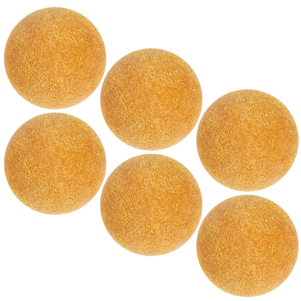 6 шт. настольный футбол сменные мячи игровые принадлежности футбольные матовые