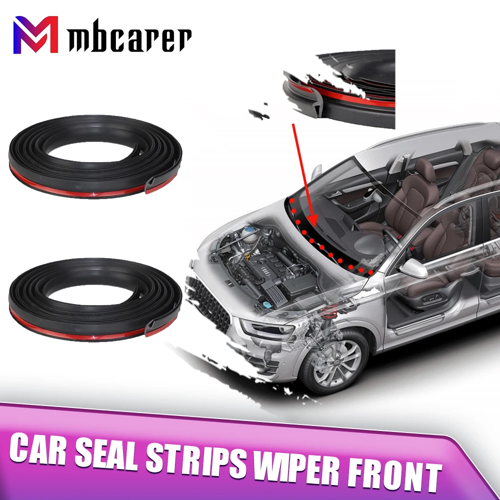 

1.7m Car Wiper Front Windshield Panel Moulding Seal Strip for Honda Audi Benz Buick VW Skoda Mazda Ford Toyota BMW E46 E39 M5 X6