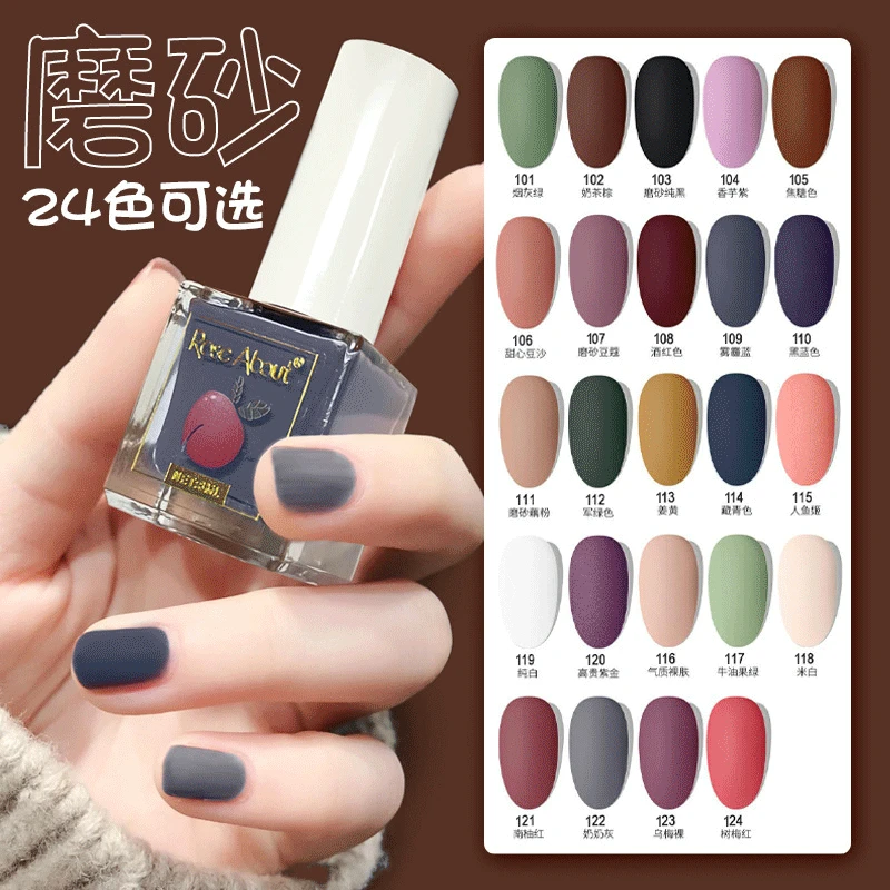 

Nail Polish Gel Art Vernis Semi Permanent Uv Esmalte Gellak Unhas Nagellak Esmaltes No-bake Tearable Frosted Water-Based Matte