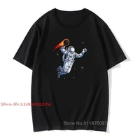 eu size astronaut play moon t shirt like basketball cool design childish dream 100 cotton mars tshirt