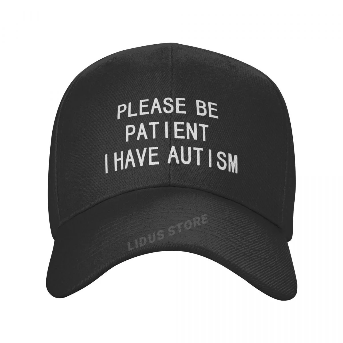 

Summer Women Please Be Patient I Have Autism Letter Trucker Cap Leisure Outdoor Baseball Cap Unisex Adjustable Dad Hat Gorras