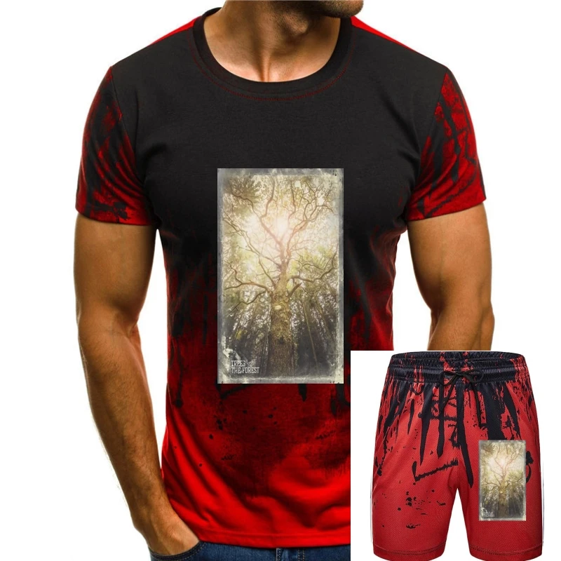 

Футболка в стиле хип-хоп с круглым вырезом, 100% хлопок, Мужская футболка с коротким рукавом I Found A Tree In The Forest