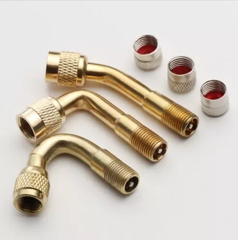 

45/90/135 Degree Angle Brass Air Tyre Valve Stem With Extension Adapter For Car Truck Motorcycle Cycling Accessories Dropshi