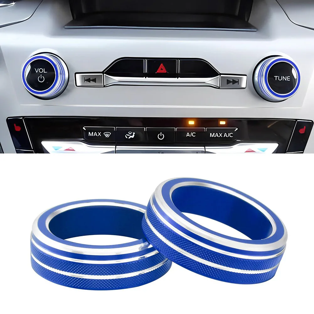 Для Ford Explorer 2020-2025 ручка переключателя громкости радио кришки переключателя отделка из алюминиевого сплава аксессуары для украшения интерьера