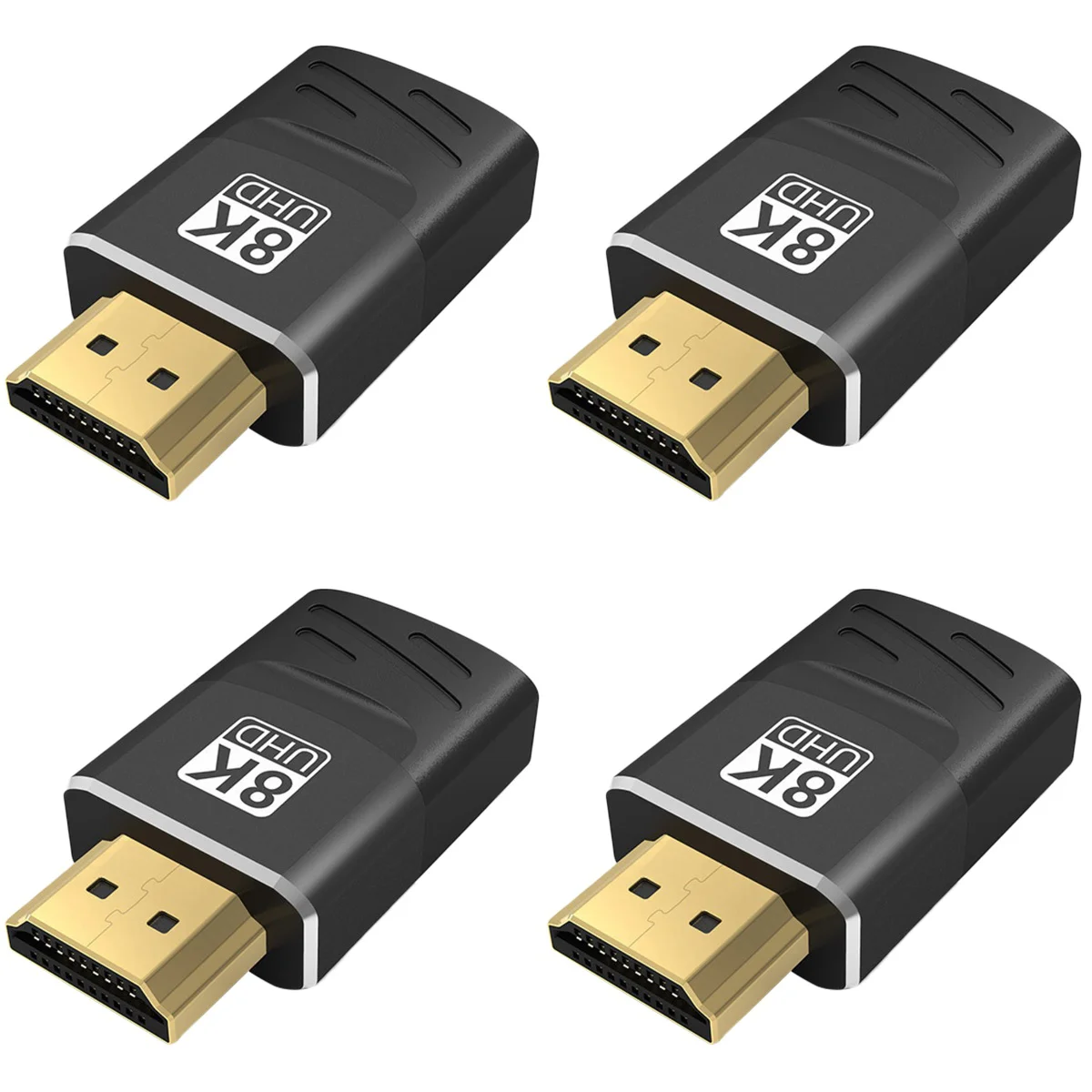 

4pcs Extender Male To Female Connector Extension Converter Adapter Connector