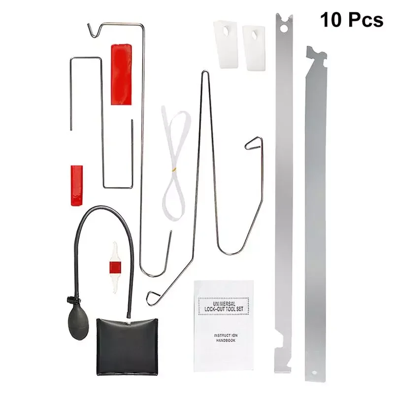 

Car Emergency Tool Car Window Door Key Lost Kit Inflatable Air Pump Air Wedge Pry Tool Lock Out Emergency Open Unlock Pad Tool
