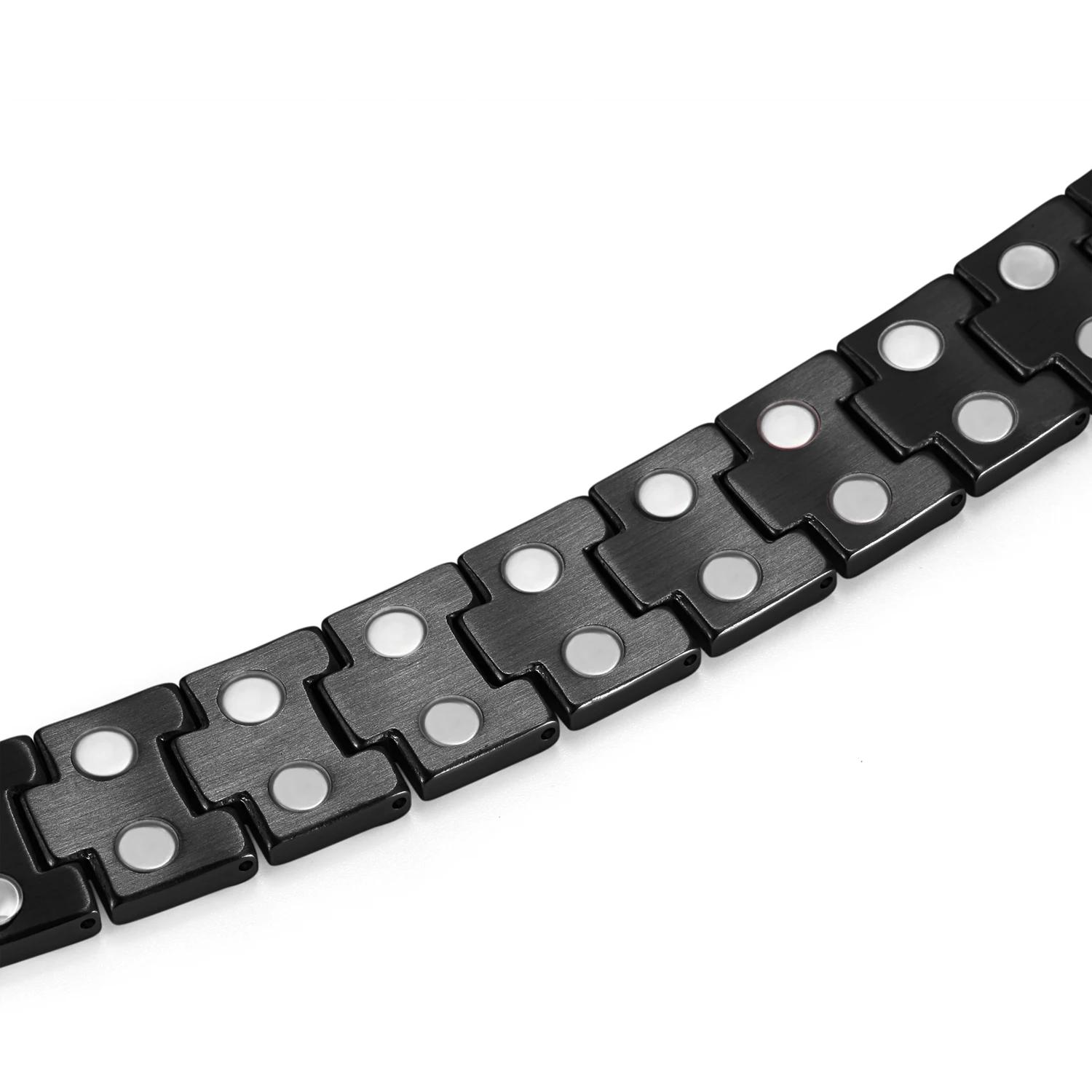 Мужские браслеты RainSo из нержавеющей стали с магнитной терапией ювелирные