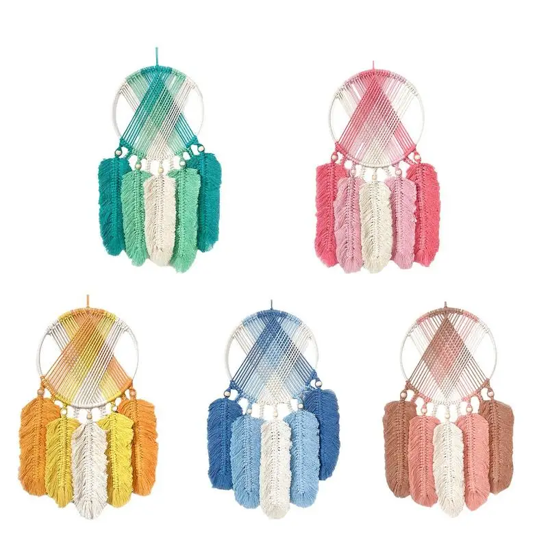 

Macrame Wall Decor Cotton Rope Tassel Wall Hanging Nordics Style Bohemian For Home Bedroom Living Area Decoration Accessories