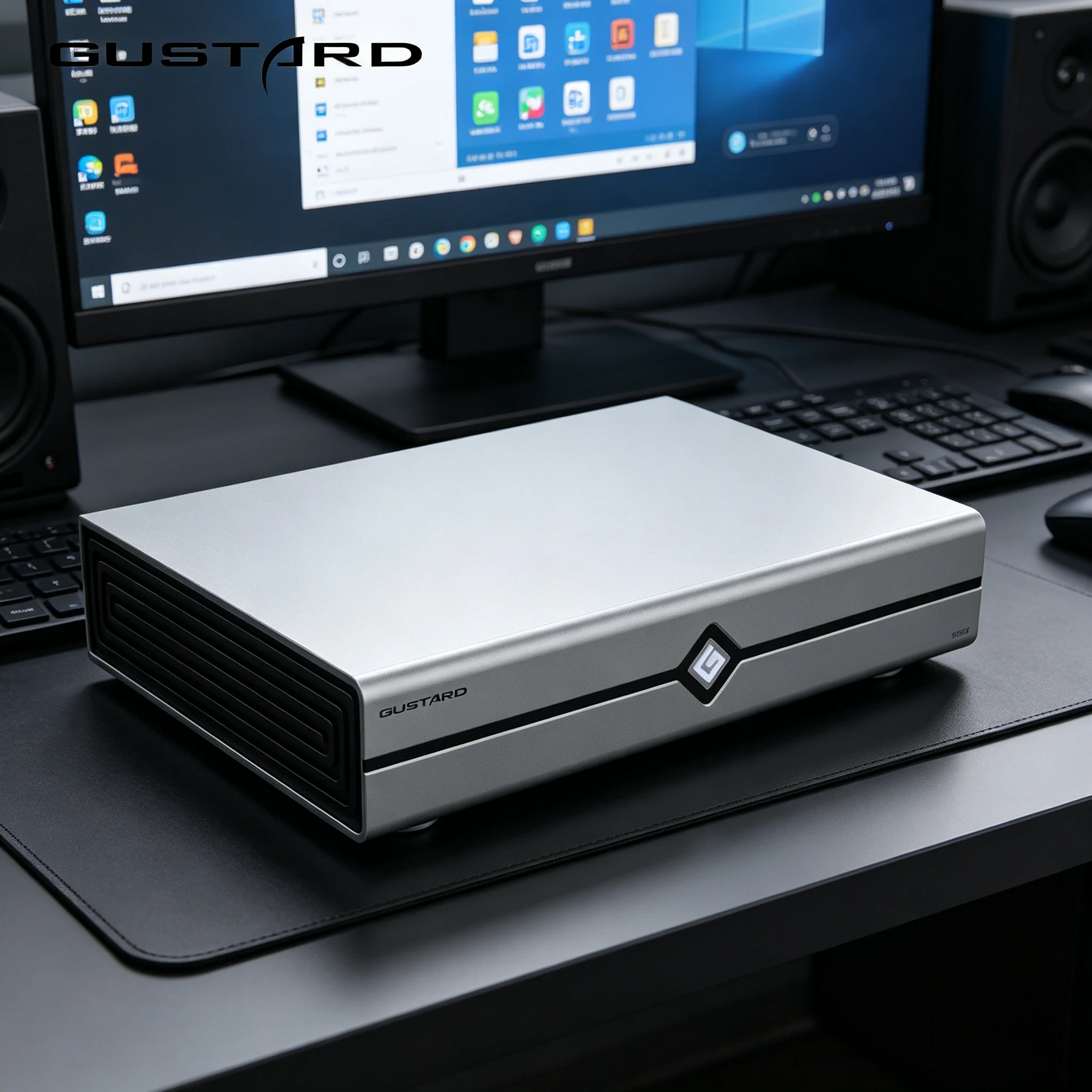 Фото Цифровой музыкальный сервер-проигрыватель Gustard S26 с USB-интерфейсами, X86 CelPlayer, аудиовещание, веб-трансляция, Plauback для любителей музыки №2
