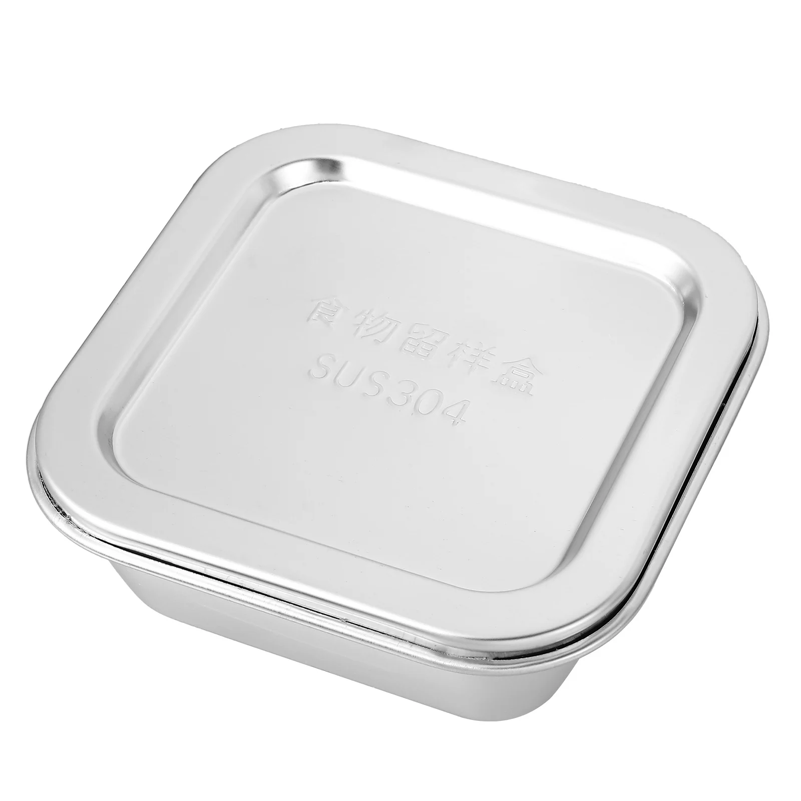 

1Pc Satinless Steel Butter Storage Box Beef Tallow Crisper Box with Lid Silver