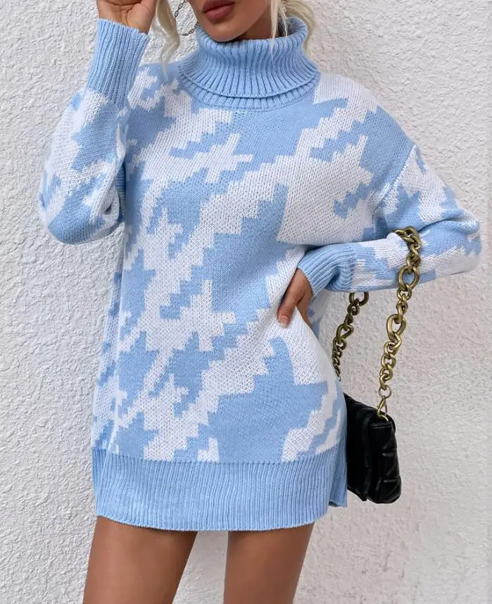 Рисунок 5 - Женский трикотажный свитер-блузка средней длины