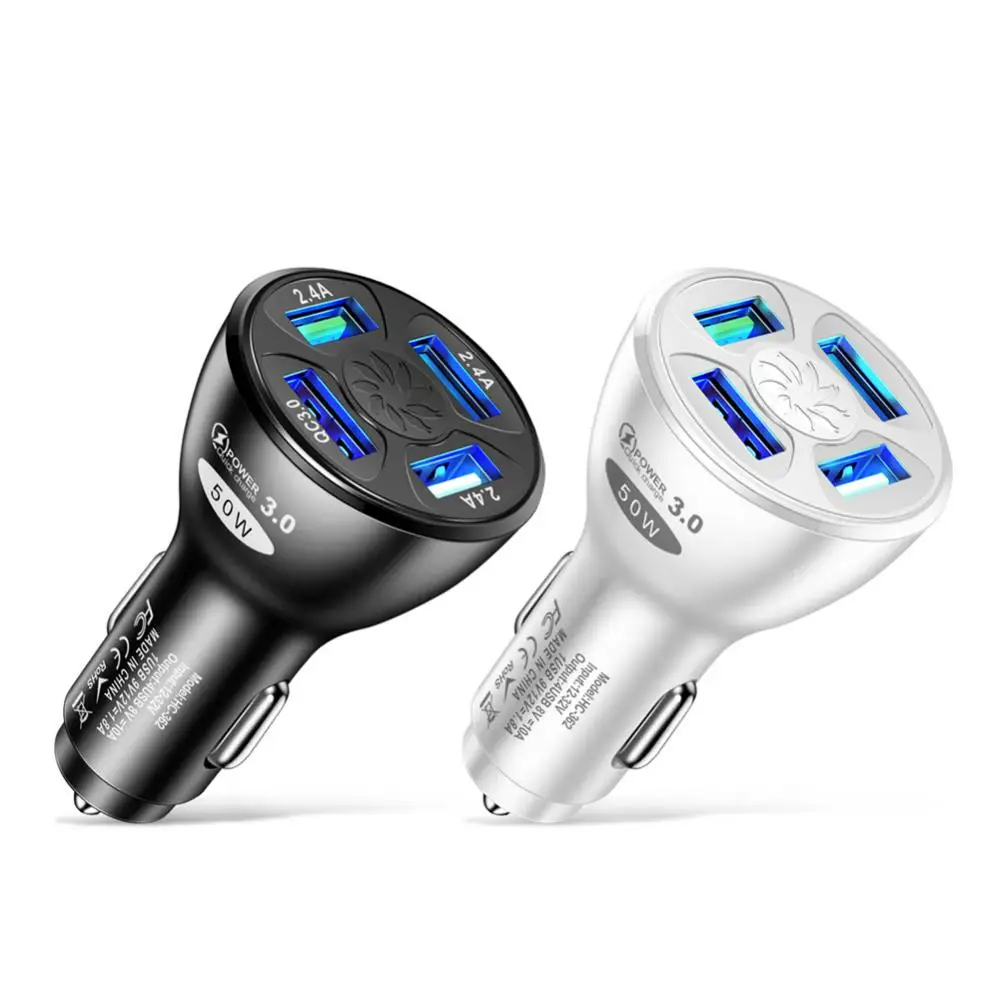 Автомобильное зарядное устройство с 4usb-портами 50 Вт |