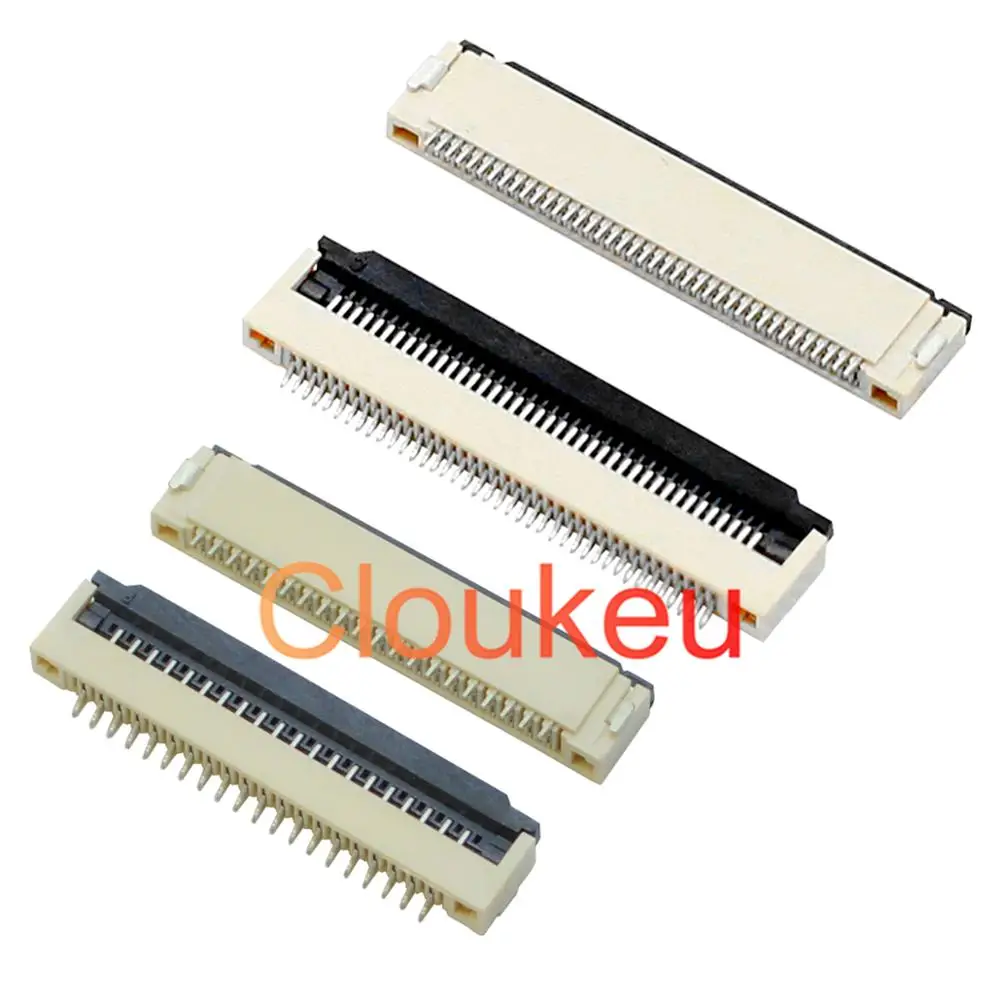 FPC FFC 0 5 мм 1 коннектор гнездо типа раскладушки нижний контакт 32P 33P 34P 36P 40P 45P 50P 60P |