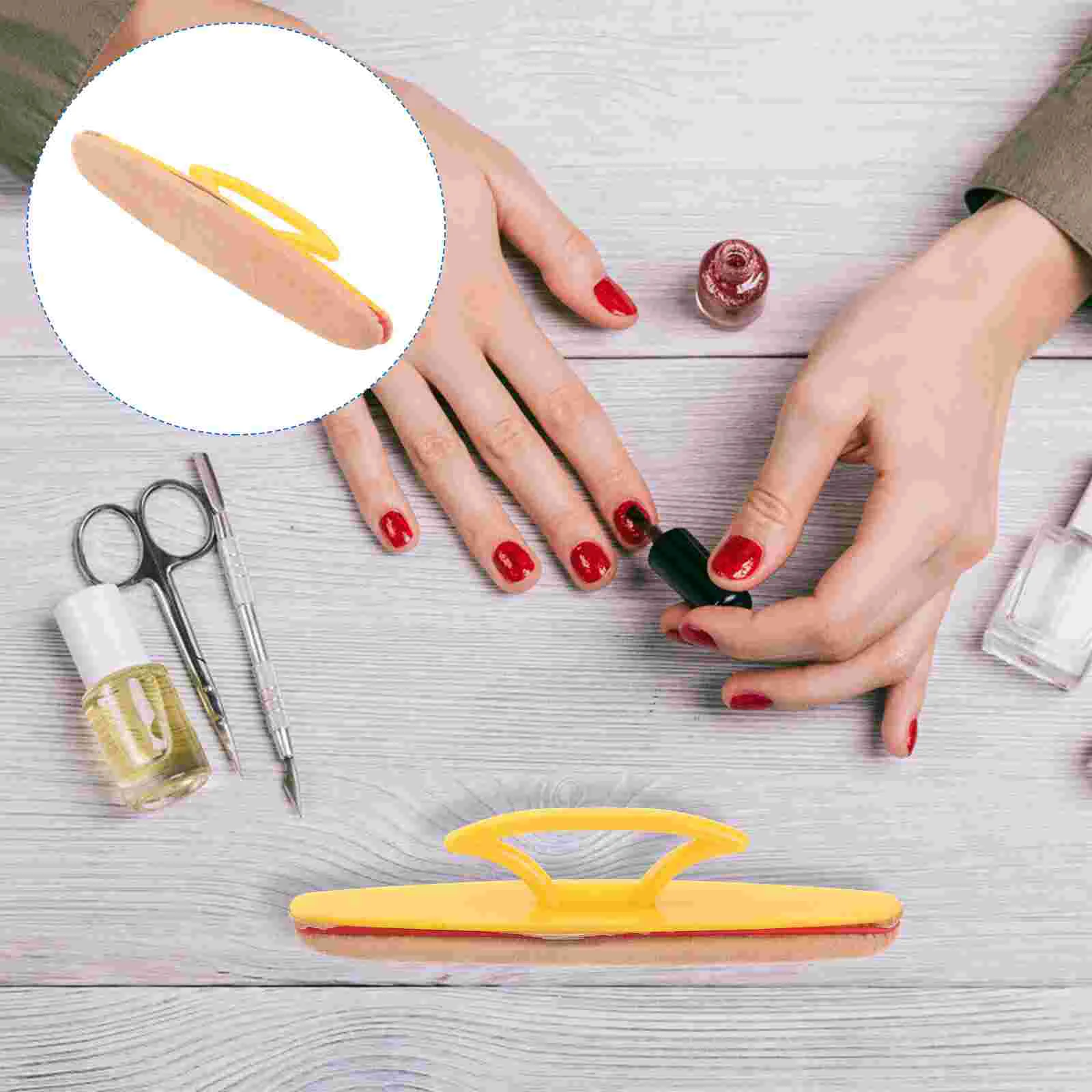 

Chamois Nail Buffer Nail Polisher Block Manicure Nail for Finger Care and Salon Usage