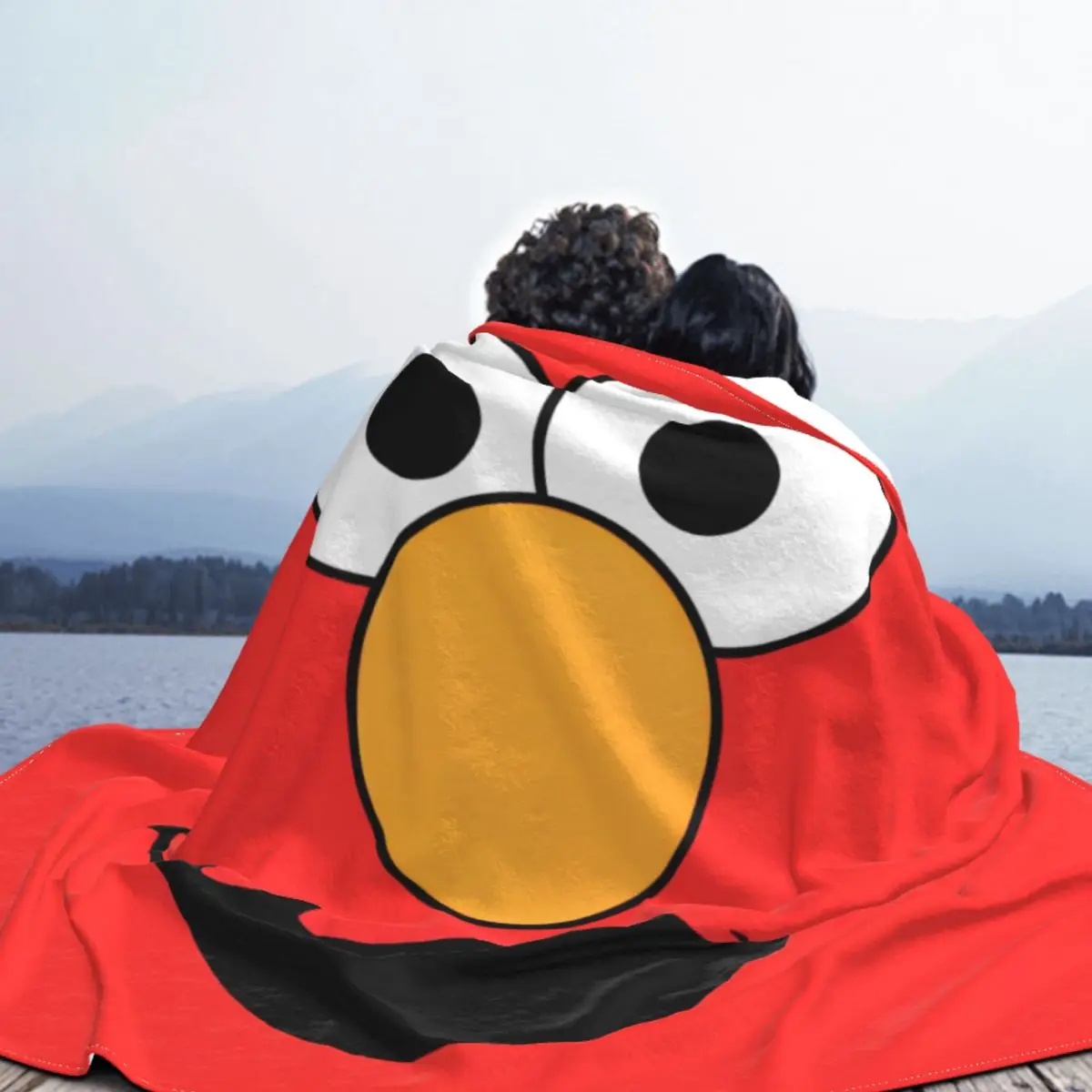 Одеяла Элмо Улица Сезам с героями мультфильмов комедийные фланелевые забавные