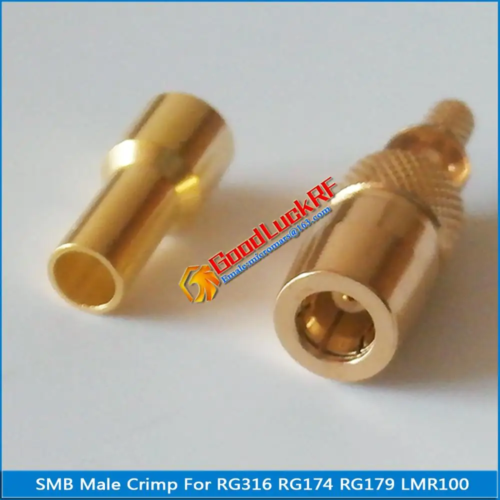 

1X Pcs High-quality RF Connector SMB Female Window Jack Crimp for RG174 RG179 RG316 LMR100 Cable Plug Coaxial