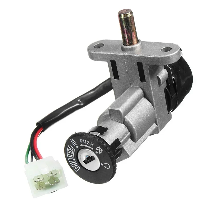 Мотоциклетный 4-контактный Замок зажигания для GY6 139QMB 50 125cc 150cc комплект замков