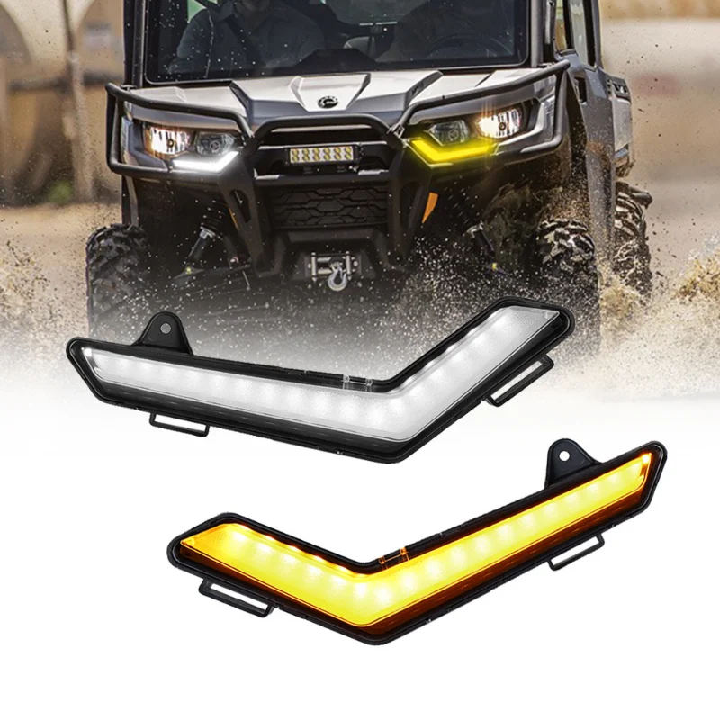 Be applicable to Atv Can-Am Defender Max2020 2021 2022 Day light turn signal motorcycle turn signal motorcycle accessories