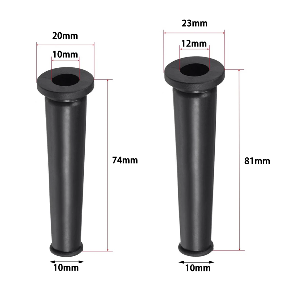 5Pcs Black Rubber Wire Protector Cable Sleeve Boot Cover For Angle Black Rubber Boots Protective Film For Electric Drill Cable images - 6