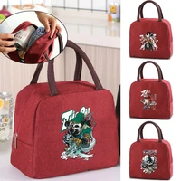 women lunch bag reusable insulated thermal bag child portable cooler and warm keeping lunch box for picnic leakproof waterproof