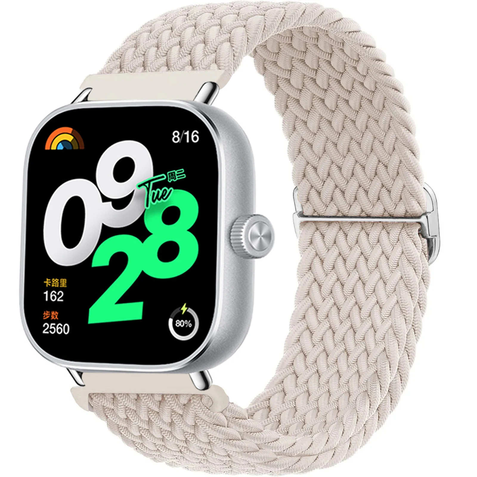 Ремешок с плетеной петлей для Redmi Watch 4 регулируемый нейлоновый сменный Браслет