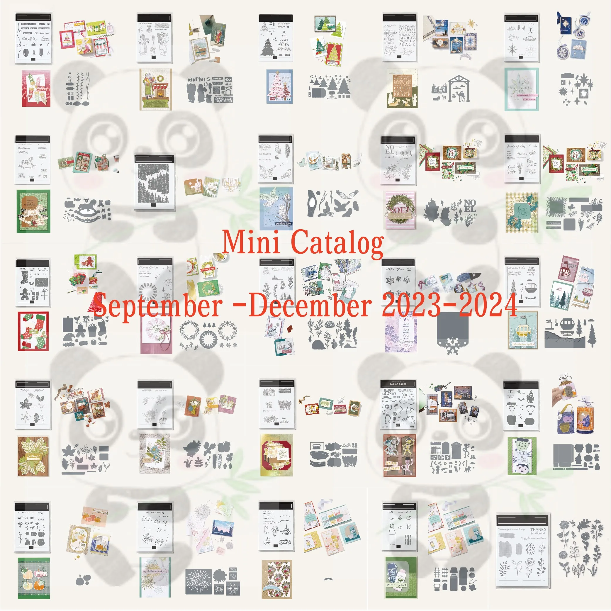 

September-December 2023-2024 New Arrivals Clear Stamps Metal Cutting Dies Halloween Christmas Thanksgiving DIY Card