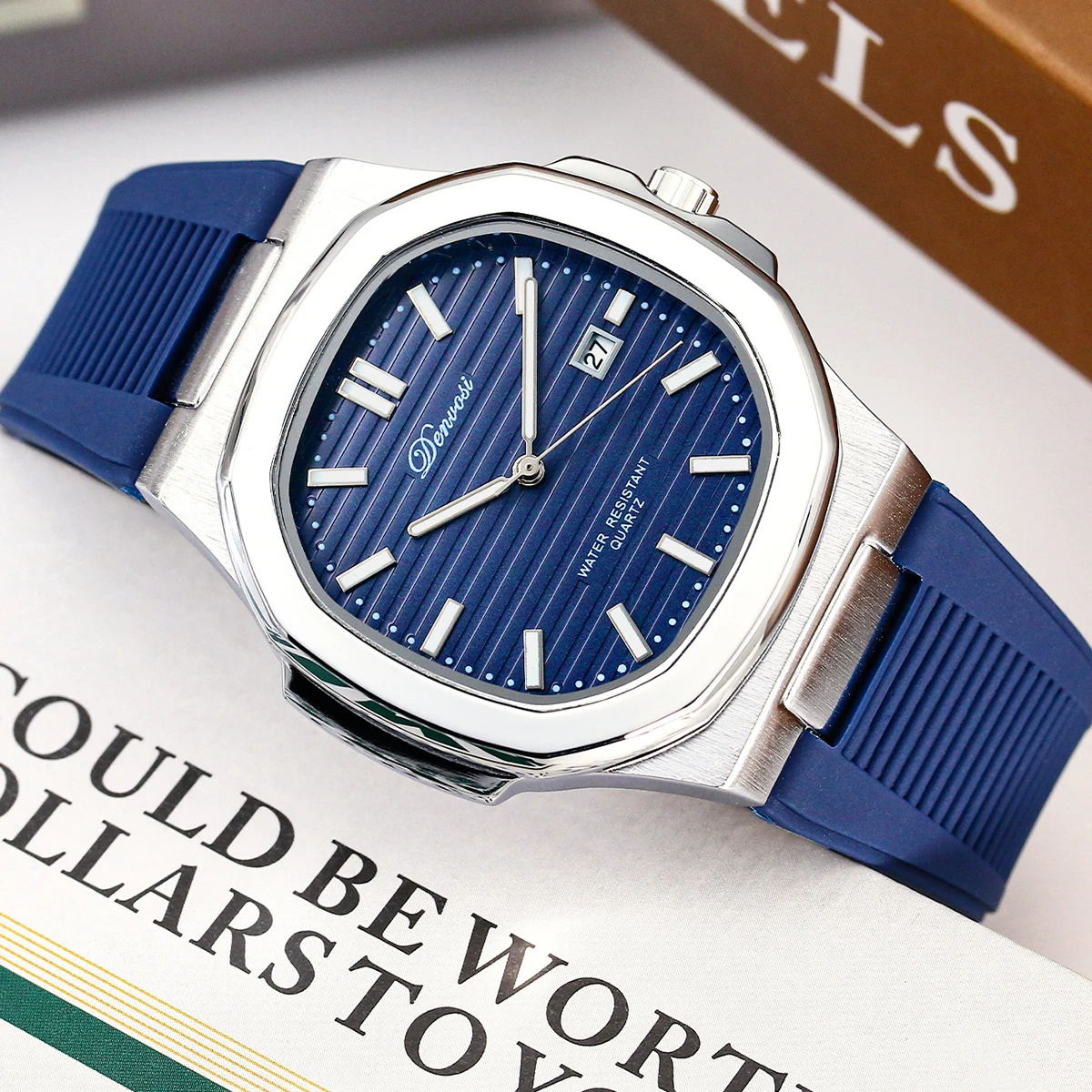 Спортивные Кварцевые Наручные Часы Унисекс Водостойкие Светящиеся Стрелки