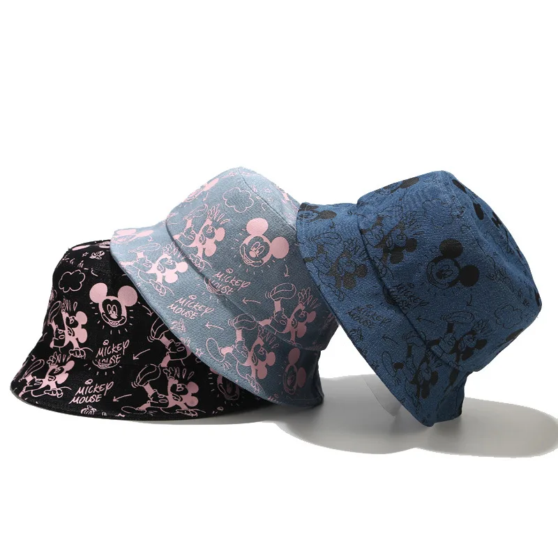 Панама для взрослых с Микки Маусом мультяшный головной убор мужчин и женщин