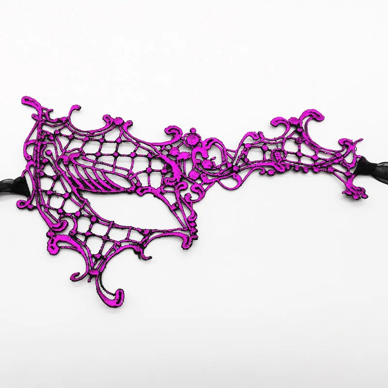 Сексуальная кружевная одноглазная полумаска для глаз маска женщин и мужчин