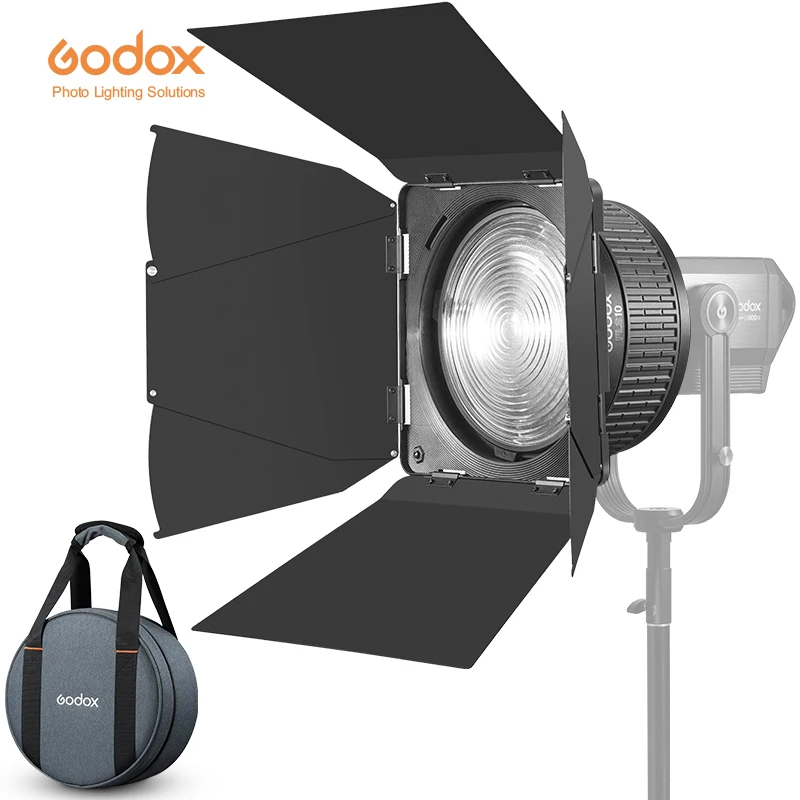 

Godox FLS8 LB-01 FLS10 LB-02 Fresnel Lens Bowens Mount Light A Multi-Functional Light for Godox SL150II SL200II VL150 VL300